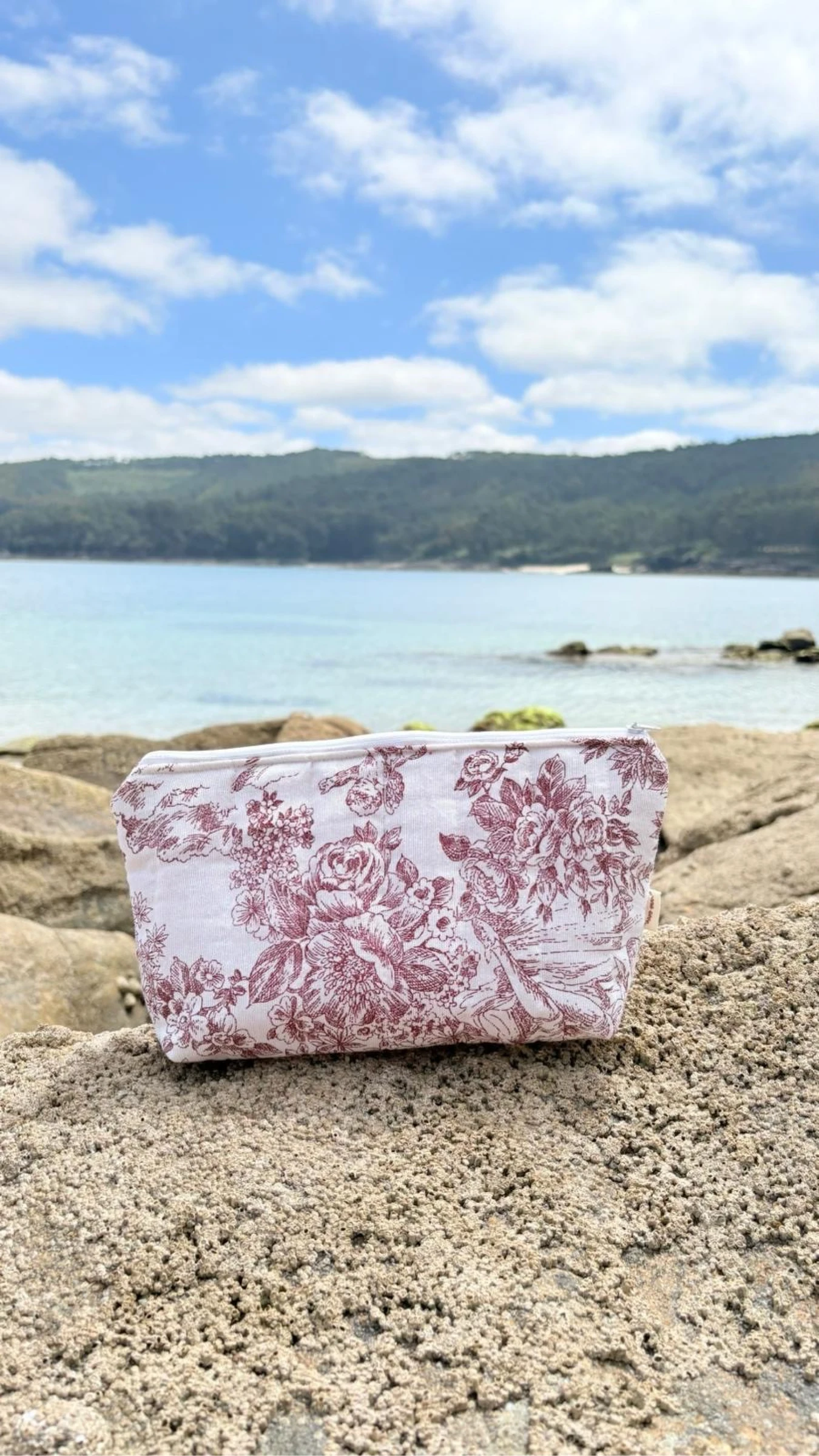 Estuche maquillaje hecho a mano